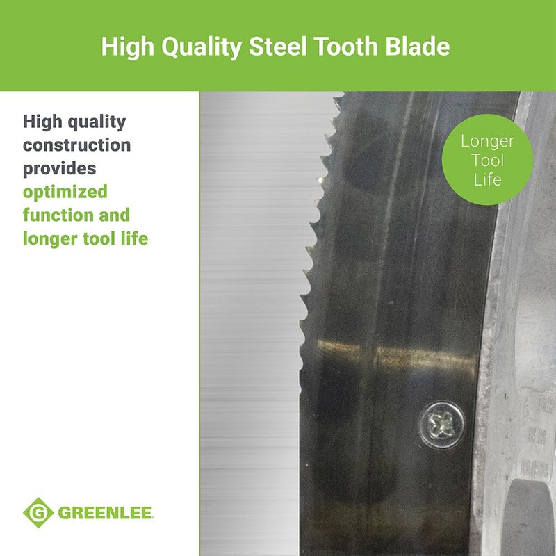 Greenlee 6-3/8" Heavy-Duty Steel Recessed Lighting Hole Saw, 6-3/8" Recessed Light Hole Saw for Wood, Ceiling, Drywall, Tile - Image 5